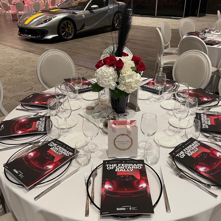 Twinkle Links at Ferrari x Sick Kids Gala