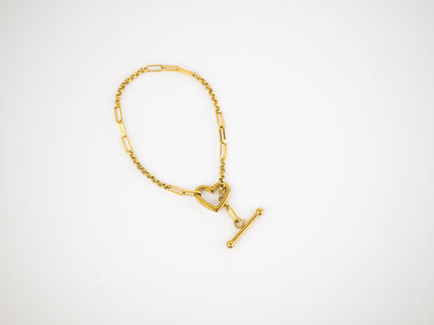 The Signature Collection | Heart Links Bracelet