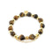 BOW OF COURAGE Bracelet | Tiger Eye | 18k Gold Dipped