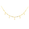 Diamond In The Sky Necklace | 18K Gold Dipped
