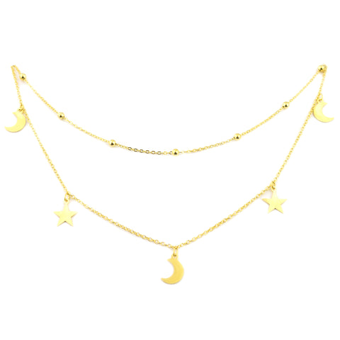 Guiding Light Necklace | 18K Gold Dipped