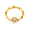 HAPPYsprinkles KARMIC DONUT Bracelet | Topaz Jade | 18k Gold Dipped
