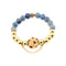 CELEBRATION HOPE COOKIE Bracelet | Blue Aventurine | 18k Gold Dipped