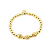 LAVAPEARLS Gold Bracelet | 18k Gold Dipped | Gold Lava Pearls