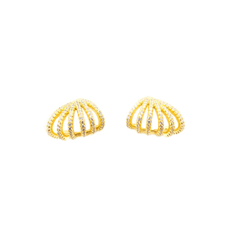 Cosmic Light Earrings | 18K Gold Dipped