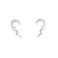 Moon & Stars Climber Earrings | 925 Sterling Silver