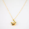 Fortune Cookie Necklace | 18K Gold | The Fortune Collection