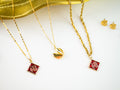 Red Fortune Necklace | Gold | The Fortune Collection