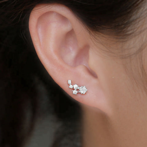Star Cluster Earrings | 925 Sterling Silver