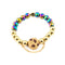 CELEBRATION UNICORN COOKIE Bracelet | Unicorn Hematite | 18k Gold Dipped